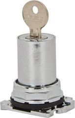 Eaton Cutler-Hammer - Pushbutton Switch Key - Chrome, Round Button, Nonilluminated - All Tool & Supply