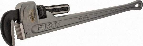 Ridgid - 36" Aluminum Straight Pipe Wrench - 5" Pipe Capacity - All Tool & Supply