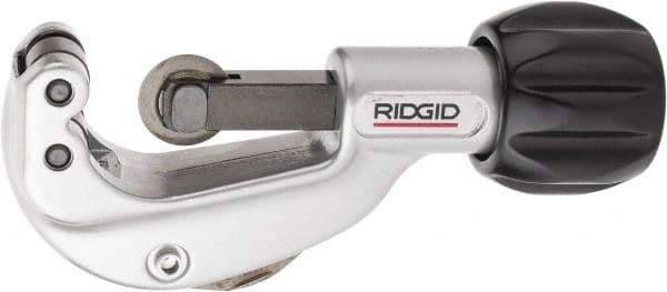 Ridgid - 1/8" to 1-1/8" Pipe Capacity, Enclosed Feed Tubing Cutter - Cuts Copper, Aluminum, Brass, 6" OAL - All Tool & Supply