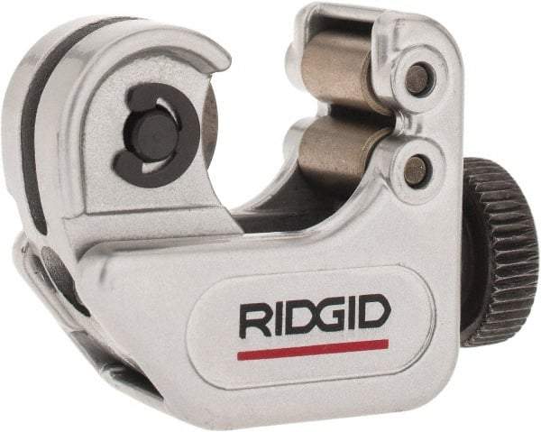 Ridgid - 1/8" to 5/8" Pipe Capacity, Mini Tube Cutter - Cuts Copper, Aluminum, Brass, Plastic - All Tool & Supply