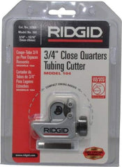 Ridgid - 3/16" to 15/16" Pipe Capacity, Mini Tube Cutter - Cuts Copper, Aluminum, Brass, Plastic - All Tool & Supply