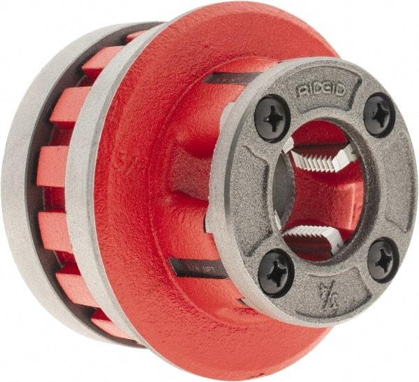 Ridgid - 3/4 NPT Pipe Threader Die Head - Alloy Steel - Exact Industrial Supply