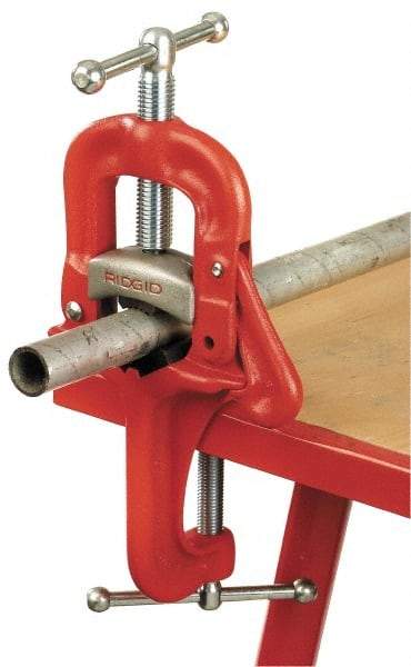 Ridgid - 1/8" to 6" Pipe Capacity, Bench Yoke Vise - All Tool & Supply