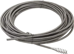 Ridgid - 5/16" x 50' Drain Cleaning Machine Cable - Bulb Auger, 3/4" to 1-1/2" Pipe, Use with Models K39, K40 & K50 - All Tool & Supply