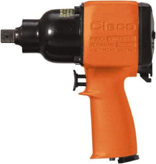 Cleco - 1" Drive, 1,200 RPM, 1,600 Ft/Lb Torque Impact Wrench - T-Handle, 1,000 IPM, 60 CFM, 620 psi, 3/8" NPT Inlet - All Tool & Supply