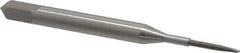 Made in USA - #00-96 UNS, Bright Finish, High Speed Steel Spiral Point Tap - Plug Chamfer, Right Hand Thread, 1-9/16" OAL - Exact Industrial Supply