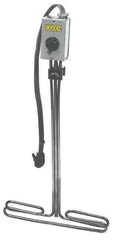 Made in USA - 120 Volt, 1 Phase, 1,000 Watt, T Type Sink Sanitizer Heater - 26" Leg Length - All Tool & Supply