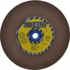 Tru-Maxx - 120 Grit Aluminum Oxide Bench & Pedestal Grinding Wheel - 6" Diam x 1" Hole x 1/2" Thick, 5410 Max RPM, O Hardness, Fine Grade , Vitrified Bond - All Tool & Supply