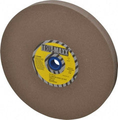 Tru-Maxx - 120 Grit Aluminum Oxide Bench & Pedestal Grinding Wheel - 8" Diam x 1" Hole x 3/4" Thick, 3600 Max RPM, O Hardness, Fine Grade , Vitrified Bond - All Tool & Supply