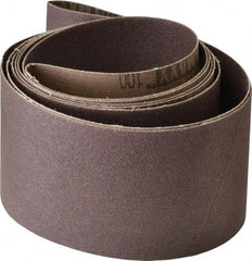 Tru-Maxx - 3" Wide x 90" OAL, 100 Grit, Aluminum Oxide Abrasive Belt - Aluminum Oxide, Fine, Coated, X Weighted Cloth Backing, Series VAC228 - All Tool & Supply