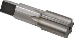 Made in USA - 1-1/16 - 18 UNEF 6 Flute Bright Finish High Speed Steel Straight Flute Standard Hand Tap - Bottoming, Right Hand Thread, 4" OAL, H4 Limit, Oversize - Exact Industrial Supply