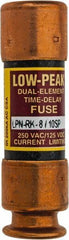 Cooper Bussmann - 125 VDC, 250 VAC, 0.8 Amp, Time Delay General Purpose Fuse - Fuse Holder Mount, 50.8mm OAL, 100 at DC, 300 at AC (RMS) kA Rating, 9/16" Diam - All Tool & Supply