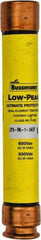 Cooper Bussmann - 300 VDC, 600 VAC, 1.25 Amp, Time Delay General Purpose Fuse - Fuse Holder Mount, 127mm OAL, 100 at DC, 300 at AC (RMS) kA Rating, 13/16" Diam - All Tool & Supply