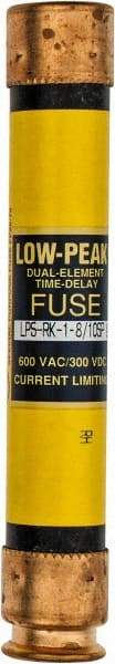 Cooper Bussmann - 300 VDC, 600 VAC, 1.8 Amp, Time Delay General Purpose Fuse - Fuse Holder Mount, 127mm OAL, 100 at DC, 300 at AC (RMS) kA Rating, 13/16" Diam - All Tool & Supply