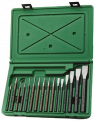 SK - 16 Piece Punch & Chisel Set - All Tool & Supply