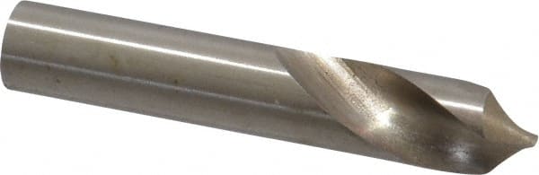 Interstate - 1/4" Body Diam, 90°, 1-1/2" OAL, High Speed Steel Spotting Drill - All Tool & Supply