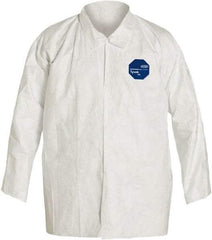 Dupont - Size 2XL, White, General Purpose, Long Sleeve Shirt - 44-1/4 - 47-3/4 Inch Chest, 36-1/2 Inch Long, Tyvek - All Tool & Supply