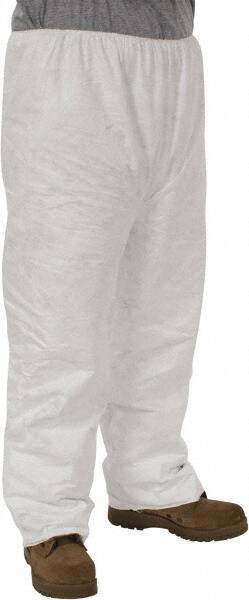 Dupont - Size 2XL, Tyvek General Purpose Work Pants - 26-1/2 Inch Waist, 29-1/2 Inch Inseam, White - All Tool & Supply