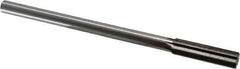 Interstate - 0.535" High Speed Steel Chucking Reamer - Straight Flute, 0.4355" Straight Shank, 2" Flute Length, 8" OAL - All Tool & Supply