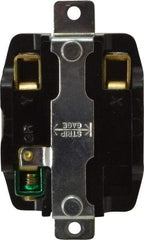 Hubbell Wiring Device-Kellems - 250 VAC, 50 Amp, Self Grounding Receptacle - 2 Poles, 3 Wire, Female End, Black - All Tool & Supply