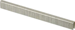 Porter-Cable - 1/2" Long x 1/4" Wide, 18 Gauge Narrow Crown Construction Staple - Grade 2 Steel, Galvanized Finish - All Tool & Supply