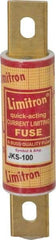 Cooper Bussmann - 600 VAC, 100 Amp, Fast-Acting General Purpose Fuse - Bolt-on Mount, 4-5/8" OAL, 200 (RMS) kA Rating, 1-1/8" Diam - All Tool & Supply