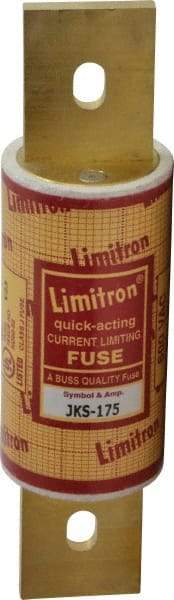 Cooper Bussmann - 600 VAC, 175 Amp, Fast-Acting General Purpose Fuse - Bolt-on Mount, 5-3/4" OAL, 200 (RMS) kA Rating, 1-5/8" Diam - All Tool & Supply