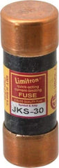 Cooper Bussmann - 600 VAC, 30 Amp, Fast-Acting General Purpose Fuse - Fuse Holder Mount, 2-1/4" OAL, 200 (RMS) kA Rating, 13/16" Diam - All Tool & Supply