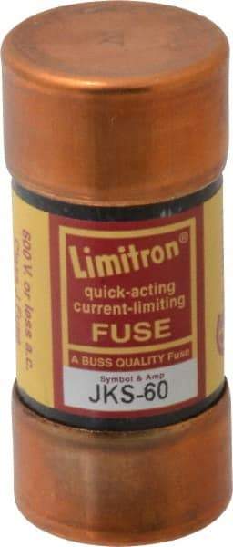 Cooper Bussmann - 600 VAC, 60 Amp, Fast-Acting General Purpose Fuse - Fuse Holder Mount, 2-3/8" OAL, 200 (RMS) kA Rating, 1-1/16" Diam - All Tool & Supply