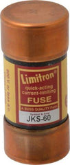 Cooper Bussmann - 600 VAC, 60 Amp, Fast-Acting General Purpose Fuse - Fuse Holder Mount, 2-3/8" OAL, 200 (RMS) kA Rating, 1-1/16" Diam - All Tool & Supply