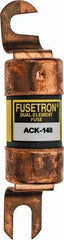 Cooper Bussmann - 140 Amp Time Delay Fast-Acting Forklift & Truck Fuse - 72VAC, 72VDC, 4.72" Long x 1" Wide, Littelfuse CCK140, Bussman ACK-140, Ferraz Shawmut ACK140 - All Tool & Supply