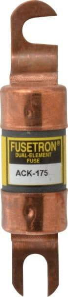 Cooper Bussmann - 175 Amp Time Delay Fast-Acting Forklift & Truck Fuse - 72VAC, 72VDC, 4.72" Long x 1" Wide, Littelfuse CCK175, Bussman ACK-175, Ferraz Shawmut ACK175 - All Tool & Supply