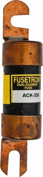 Cooper Bussmann - 250 Amp Time Delay Fast-Acting Forklift & Truck Fuse - 80VAC, 80VDC, 4.71" Long x 1" Wide, Littelfuse CCK250, Bussman ACK-250, Ferraz Shawmut ACK250 - All Tool & Supply