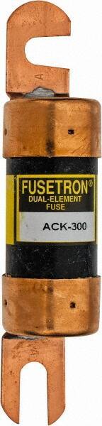 Cooper Bussmann - 300 Amp Time Delay Fast-Acting Forklift & Truck Fuse - 80VAC, 80VDC, 4.71" Long x 1" Wide, Littelfuse CCK300, Bussman ACK-300, Ferraz Shawmut ACK300 - All Tool & Supply