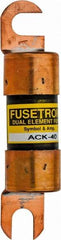 Cooper Bussmann - 40 Amp Time Delay Fast-Acting Forklift & Truck Fuse - 125VAC, 125VDC, 3.74" Long x 0.75" Wide, Littelfuse CCK040, Bussman ACK-40, Ferraz Shawmut ACK40 - All Tool & Supply