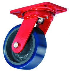 Hamilton - 8" Diam x 2" Wide x 9-3/4" OAH Top Plate Mount Swivel Caster with Brake - All Tool & Supply