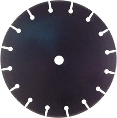 Disston - 12" Diam, 3/4 & 1" Arbor Hole Diam, Wet & Dry Cut Saw Blade - Tungsten Carbide-Tipped, Standard Round Arbor - All Tool & Supply