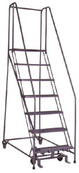 Ballymore - 100" 7 Step Ladder - 350 Lb Capacity, 70" Platform Height, 30" Base Width x 53" Depth, Grip Strut - All Tool & Supply