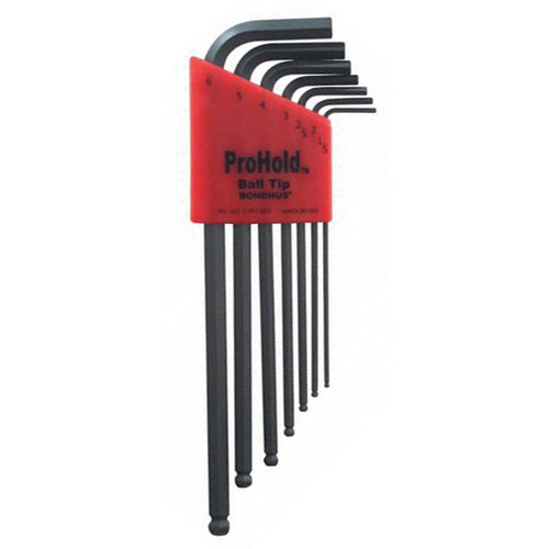 7PC TIP BALL END L-WRENCH SET - All Tool & Supply