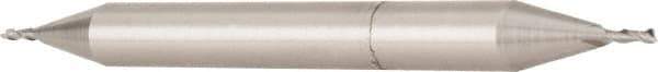 OSG - 19mm, 1-5/16" LOC, 3/4" Shank Diam, 5" OAL, 2 Flute, Cobalt Square End Mill - Double End, Uncoated, Spiral Flute, 30° Helix, Centercutting, Right Hand Cut, Right Hand Flute, Series 582 - All Tool & Supply