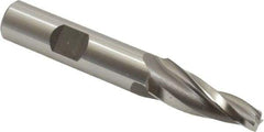 OSG - 7° Taper Angle per Side, 1/4" Small End Diam, 1-1/4" LOC, Cobalt 3 Flute Tapered Square End Mill - 3-1/4" OAL, 1/2" Shank Diam, Spiral Flute, 25° Helix - All Tool & Supply