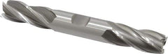 OSG - 3/4", 1-5/8" LOC, 3/4" Shank Diam, 5-5/8" OAL, 4 Flute, Cobalt Square End Mill - Double End, Uncoated, Spiral Flute, 30° Helix, Right Hand Cut, Right Hand Flute, Series 542 - All Tool & Supply