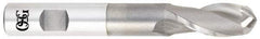 OSG - 5/8" Diam, 1-3/8" LOC, 2 Flute Cobalt Ball End Mill - Uncoated, Single End, 4-5/8" OAL, 5/8" Shank Diam, Spiral Flute - All Tool & Supply