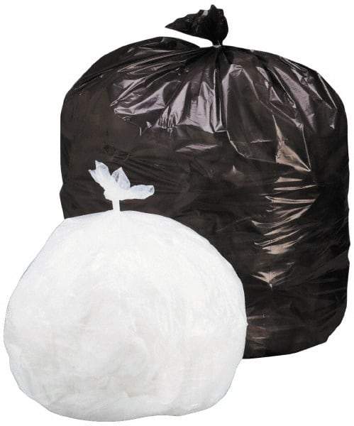 Ability One - 1 mil Thick, Heavy-Duty Trash Bags - Low-Density Polyethylene (LDPE), 36" Wide x 58" High, Orange - All Tool & Supply