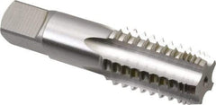 OSG - 3/4-14 NPTF Thread, 5 Flute Standard Pipe Tap - 3-1/4" OAL, 1-3/8" Thread Length, 29/32" Shank Diam, Bright Finish, High Speed Steel - Exact Industrial Supply