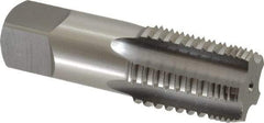 OSG - 3/4-14 NPT, 5 Flutes, Bright Finish, High Speed Steel, Interrupted Thread Pipe Tap - 29/32 Inch Shank Diameter, 29/32 Inch Shank Diameter, 1-3/8 Inch Thread Length, 0.67 Inch Square Size, Regular Hook, Modified Bottoming Chamfer - All Tool & Supply