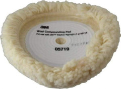 3M - 9" Diam Wool Bonnet Pad - Wool - All Tool & Supply