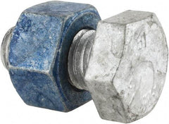 Value Collection - 3/4-10 Thread, 1-1/2" Length Under Head, Steel Hex Head Bolt - Hot Dipped Galvanized Coated, UNC Thread, ASTM A325 - All Tool & Supply