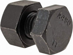 Value Collection - 3/4-10 Thread, 1-1/2" Length Under Head, Steel Hex Head Bolt - Uncoated, UNC Thread, ASTM A490 - All Tool & Supply