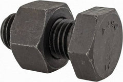 Value Collection - 7/8-9 Thread, 2" Length Under Head, Steel Hex Head Bolt - Uncoated, UNC Thread, ASTM A490 - All Tool & Supply